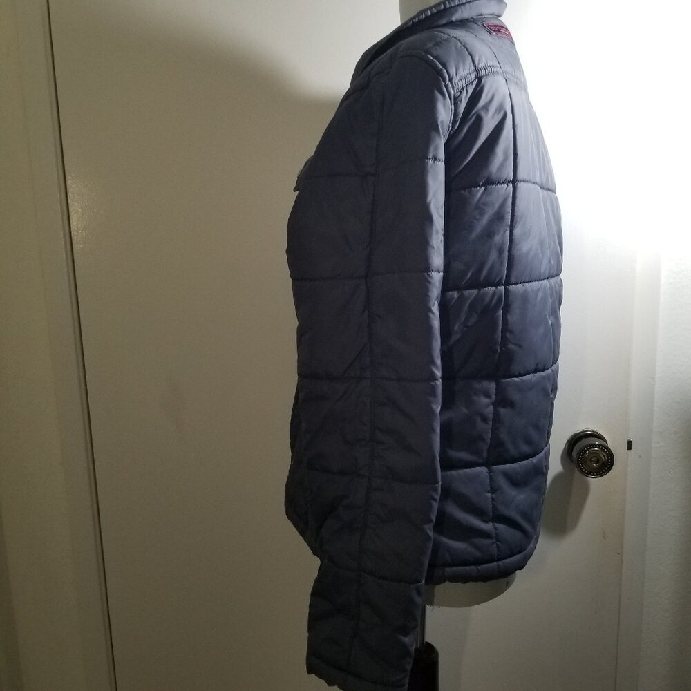 Tommy Hilfiger puffer jacket, size M in blue (or maybe dark gray) - Picture 5 of 16